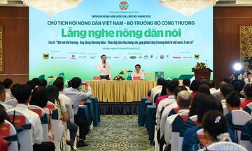 Diễn đàn Bộ trưởng Bộ Công Thương và Chủ tịch Hội Nông dân Việt Nam 'Lắng nghe nông dân nói'
