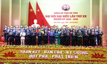 Bế mạc Đại hội đại biểu Đảng bộ tỉnh Hà Tĩnh khóa XX