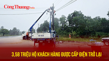 3,58 triệu hộ khách hàng được cấp điện trở lại