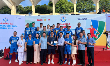 Công đoàn Công Thương Việt Nam tích cực tham gia giải bóng đá 2025