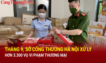 9 tháng, Quản lý thị trường Hà Nội xử lý hơn 3.300 vụ vi phạm thương mại
