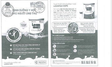 Nutricare cung cấp nội dung được quảng cáo Leanmax Hope, Leanmax Ligos