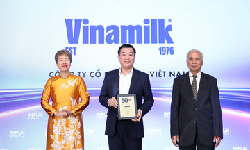 Vinamilk 14 năm liền vào Top50 công ty kinh doanh hiệu quả nhất