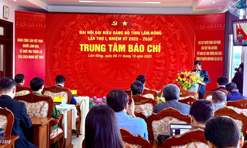Khai trương Trung tâm Báo chí phục vụ Đại hội Đảng bộ tỉnh Lâm Đồng