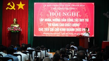 Thanh Hóa: Nâng cao chất lượng các tiêu chí chợ kinh doanh thực phẩm