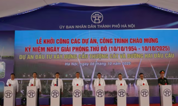 Hà Nội khởi công xây dựng cầu Thượng Cát bắc qua sông Hồng