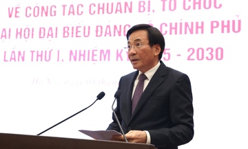 Họp báo về công tác tổ chức Đại hội đại biểu Đảng bộ Chính phủ