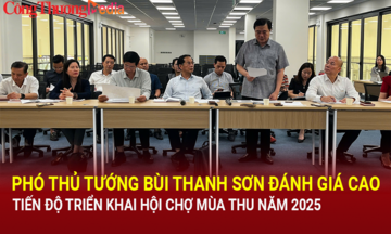 Phó Thủ tướng Bùi Thanh Sơn đánh giá cao tiến độ triển khai Hội chợ Mùa Thu 2025