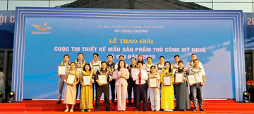 Trao giải cuộc thi thiết kế mẫu sản phẩm thủ công mỹ nghệ Hà Nội 2025