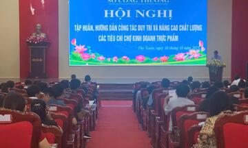 Thanh Hóa nâng cao chất lượng các tiêu chí chợ kinh doanh thực phẩm