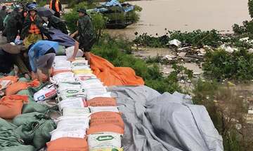 Công điện khẩn: Toàn lực bảo vệ đê sông Cầu, sông Thương, sông Cà Lồ