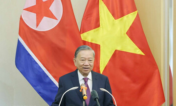 Tổng Bí thư Tô Lâm thăm Đại sứ quán Việt Nam tại Triều Tiên