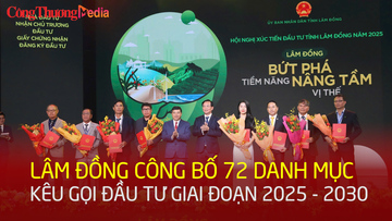 Lâm Đồng công bố 72 danh mục kêu gọi đầu tư giai đoạn 2025 - 2030