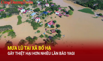 Bắc Ninh: Mưa lũ tại xã Bố Hạ gây thiệt hại hơn nhiều lần Bão Yagi