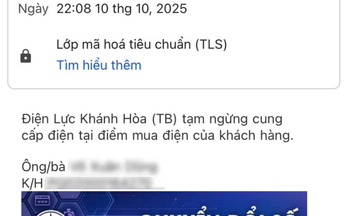 Cảnh báo tình trạng email giả danh EVNCPC để lừa đảo