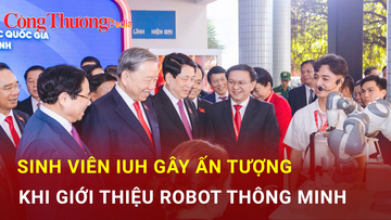 Sinh viên IUH gây ấn tượng khi giới thiệu robot thông minh