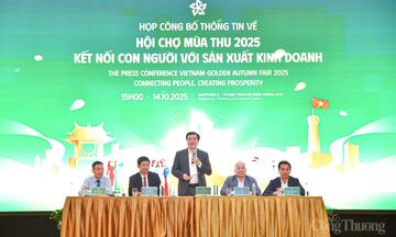 Toàn cảnh họp báo Hội chợ Mùa Thu 2025