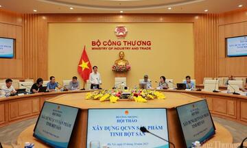 Bộ Công Thương tiếp tục lấy ý kiến về Quy chuẩn kỹ thuật với tinh bột sắn