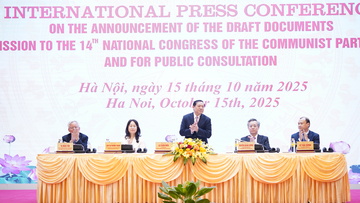 Họp báo quốc tế công bố dự thảo văn kiện trình Đại hội XIV của Đảng