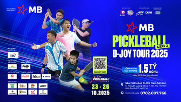 MB Pickleball D-Joy Tour 2025 chặng 3: Hướng đến Vietnam Masters