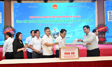 Ngành Công Thương phía Bắc ủng hộ đồng bào khắc phục hậu quả bão, lũ