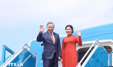 Tổng Bí thư Tô Lâm và Phu nhân lên đường thăm chính thức Phần Lan