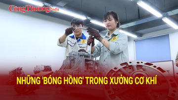 Những 'bóng hồng' trong xưởng cơ khí