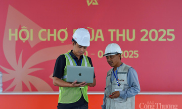 Ban chỉ đạo Hội chợ Mùa Thu 2025 kiểm tra tiến độ Hội chợ