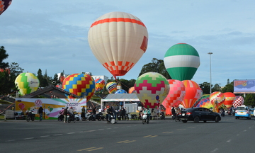 Lâm Đồng: Khai mạc Lễ hội Khinh khí cầu và nghệ thuật năm 2025