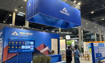 Container 'Made in Vietnam' của Hòa Phát hiện diện tại triển lãm vận tải lớn nhất thế giới