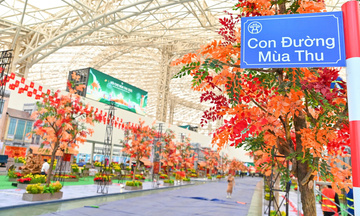 Con đường Mùa Thu - điểm 'check in' không thể bỏ lỡ tại Hội chợ Mùa Thu