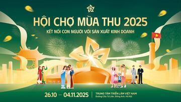 Chuỗi sự kiện hấp dẫn tại Hội chợ Mùa Thu 2025 ngày 29/10