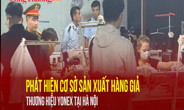 Phát hiện cơ sở sản xuất hàng giả thương hiệu YONEX tại Hà Nội