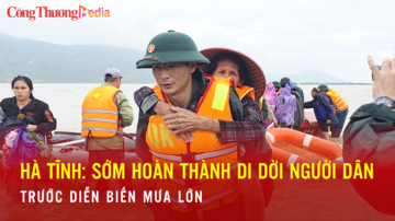 Hà Tĩnh: Sớm hoàn thành di dời người dân trước diễn biến mưa lớn