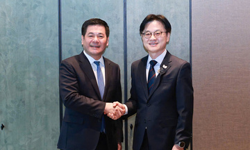 Bộ trưởng Nguyễn Hồng Diên làm việc với Bộ trưởng Công Thương và Năng lượng Hàn Quốc