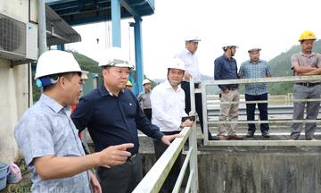 Bộ Công Thương làm việc với Nhà máy Thủy điện Sông Bung 4