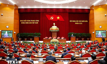 Thông cáo báo chí bế mạc Hội nghị Trung ương 14 khóa XIII