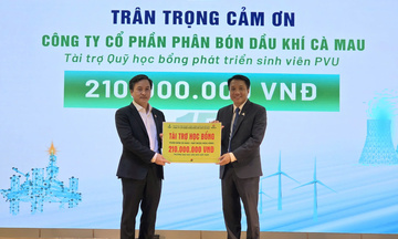 Phân bón Cà Mau tiếp lửa cho thế hệ người dầu khí tương lai