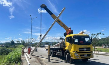 PC Quảng Ngãi: Khẩn trương khắc phục hậu quả cơn bão số 13 Kalmaegi