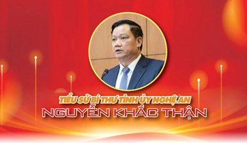 Infographic | Tiểu sử ông Nguyễn Khắc Thận - Bí thư Tỉnh ủy Nghệ An