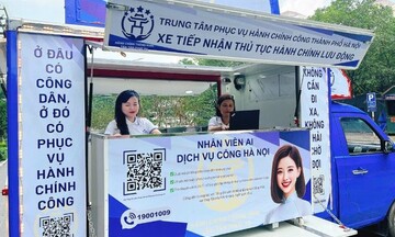 Dịch vụ công lưu động mang chính quyền đến gần với người dân Thủ đô