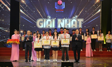 Trao giải cho 105 đề tài Cuộc thi sáng tạo lứa tuổi thanh thiếu niên, nhi đồng