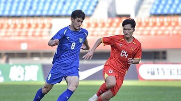 Tuyển U22 Việt Nam thua 1 bàn trước U22 Uzbekistan