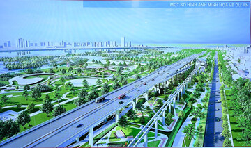 Định hình trục đại lộ sông Hồng kết nối khu đô thị thể thao Olympic