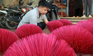 Thanh Hóa:  Độc đáo làng nghề làm hương truyền thống 300 năm tuổi