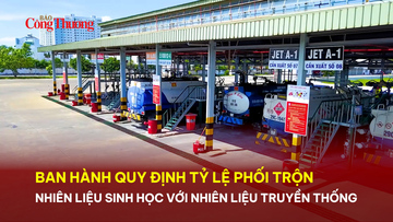 Ban hành quy định tỷ lệ phối trộn nhiên liệu sinh học với nhiên liệu