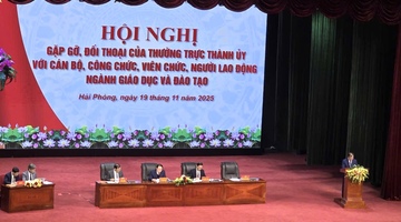 TP. Hải Phòng gặp mặt lãnh đạo, người lao động ngành giáo dục