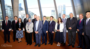 Chùm ảnh: Bộ trưởng Nguyễn Hồng Diên tham dự Hội nghị Đối thoại thoại thương mại và đầu tư CPTPP-ASEAN