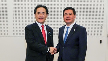 Bộ trưởng Nguyễn Hồng Diên họp song phương với Quốc vụ khanh Văn phòng Nội các Nhật Bản