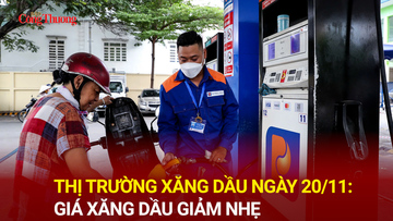 Thị trường xăng dầu ngày 20/11: Giá xăng dầu giảm nhẹ